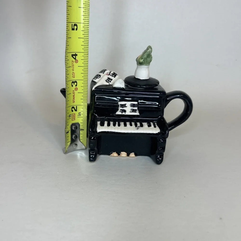 Ceramic‎ Piano Teapot Art Deco